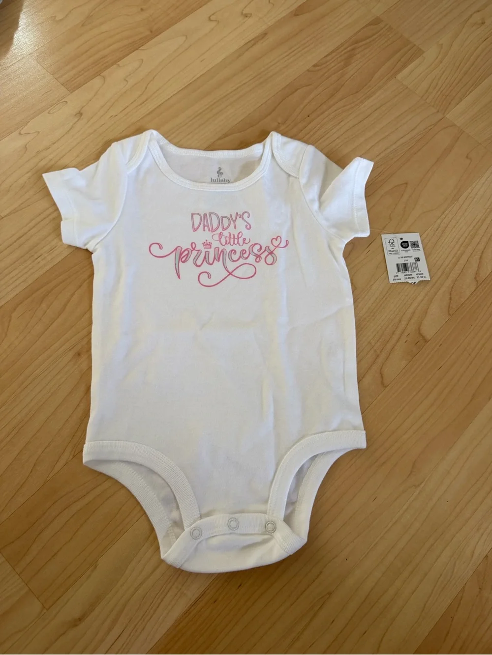 White & Gray Girls' Matching Set with Pink Floral Accents
